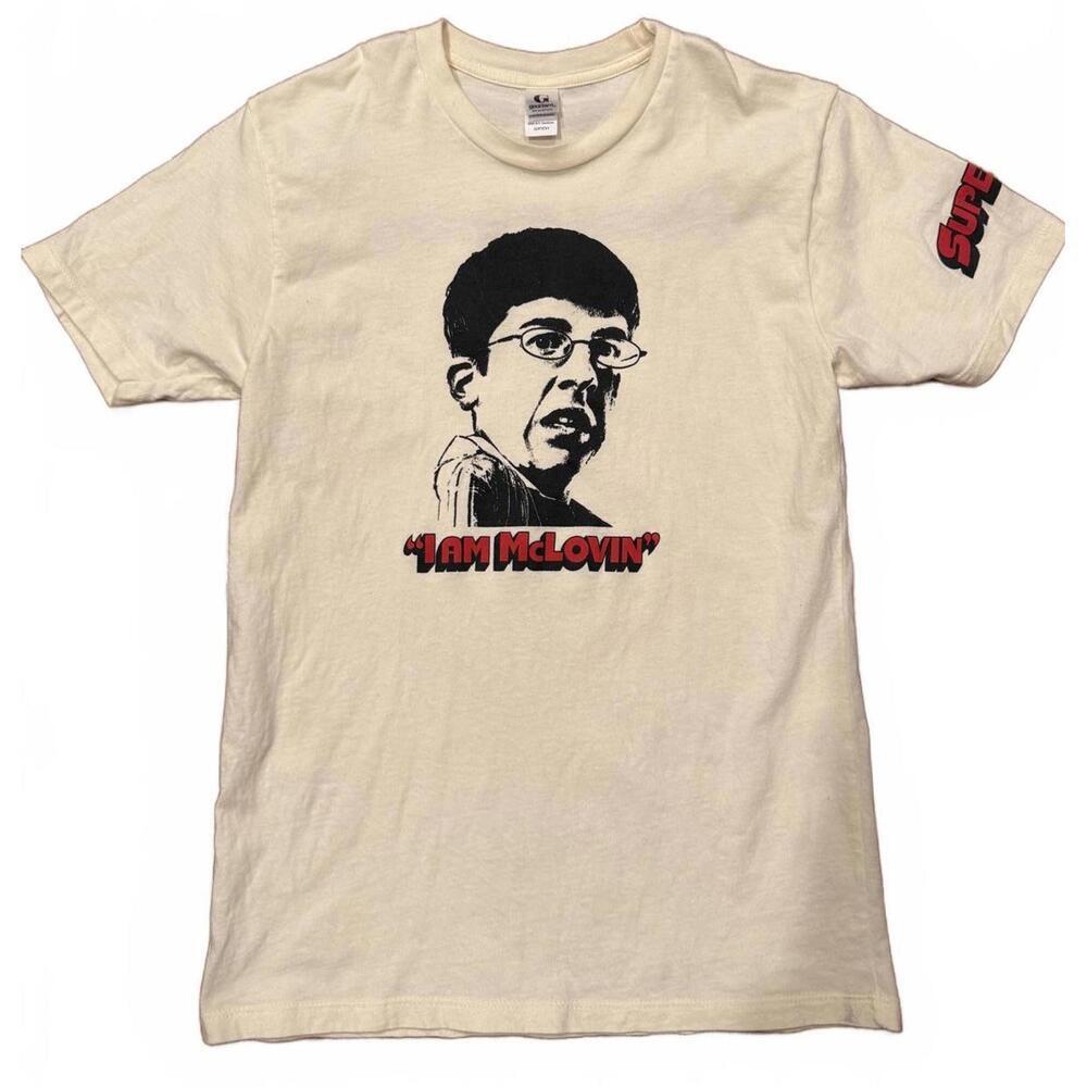 Vintage 2007 Superbad McLovin Movie Promo Shirt Gangstas Whats Up